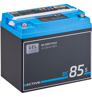 ECTIVE DC 85S GEL Deep Cycle mit LCD-Anzeige 85Ah...
