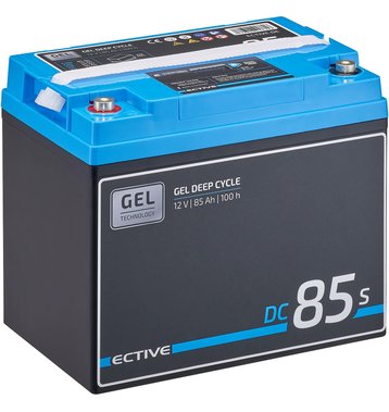 ECTIVE DC 85S GEL Deep Cycle mit LCD-Anzeige 85Ah...