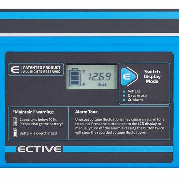 ECTIVE DC 175S GEL Deep Cycle mit LCD-Anzeige 175Ah Versorgungsbatterie