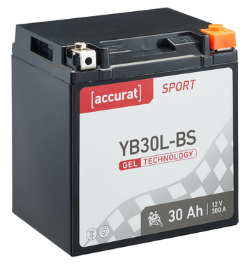 Accurat Sport GEL YB30L-BS Motorradbatterie 30Ah 12V