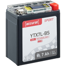 Accurat Sport GEL LCD YTX7L-BS Motorradbatterie 7Ah 12V