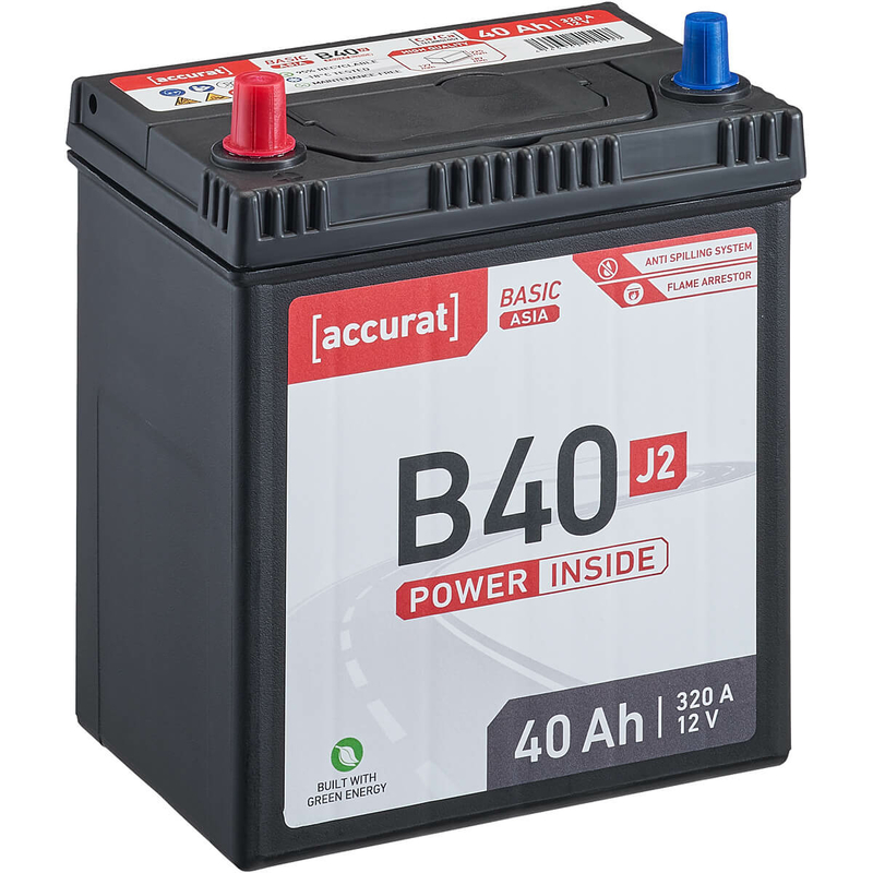 Accurat Basic B40 J2 Autobatterie 40Ah