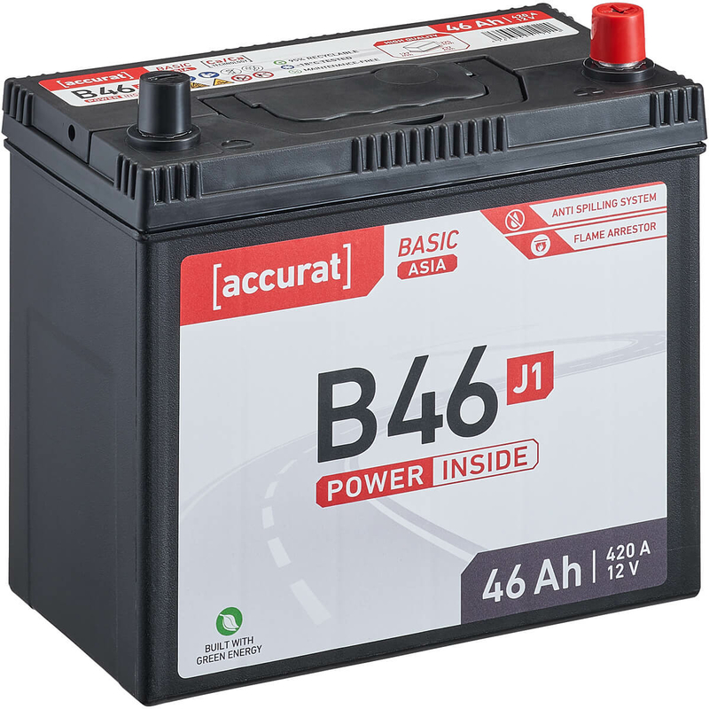 Accurat Basic B46 J1 Autobatterie 46Ah