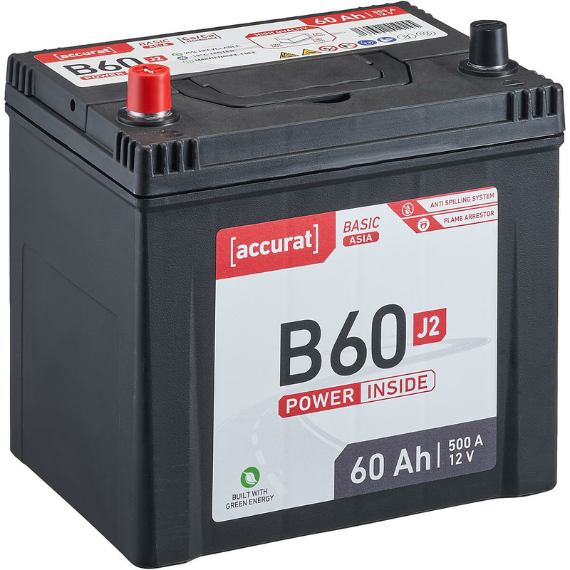 Accurat Basic B60 J2 Autobatterie 60Ah