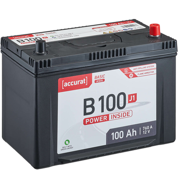SIGA Autobatterie 100AH 12V 850A/EN - ersetzt 88Ah 92Ah 95Ah Batterie