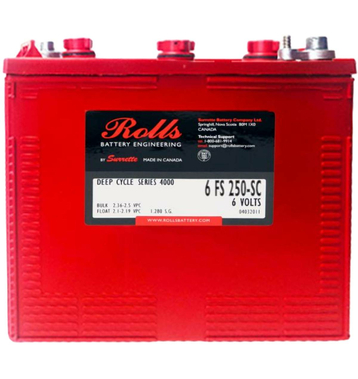 Rolls 6 FS 250-SC Versorgungsbatterie 360Ah