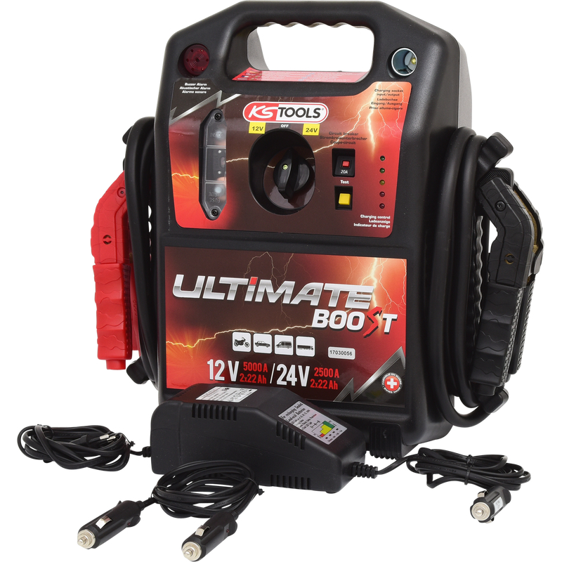 KS TOOLS 12V+24V Batterie-Booster, - WEMAG What it takes to be a pro