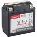 Accurat Sport LFP YB9-B 10,6 Ah Lithium Motorradbatterie