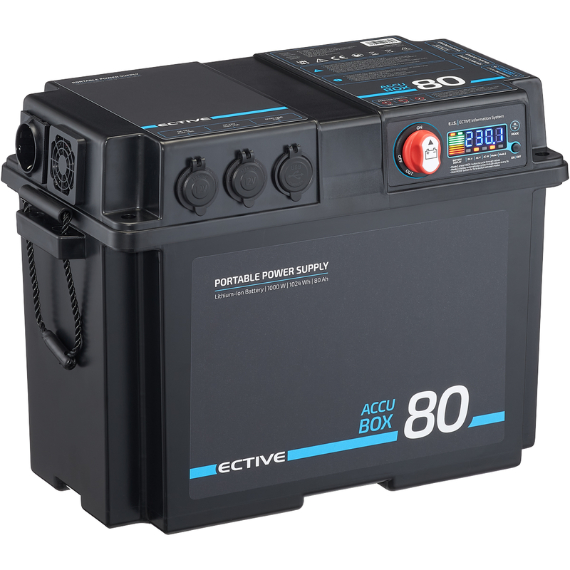 ECTIVE AccuBox 80 Lithium Powerstation 1000W 1024Wh