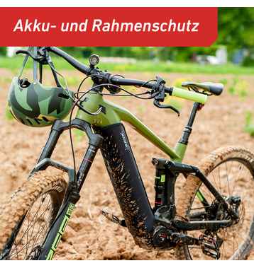 Accurat Bike Frame Protection I Rahmenschutz für E-Bike Akkus I Schutzhülle mit 54cm & schwarzer Naht