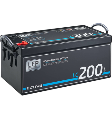 ECTIVE LC 200L 12V LiFePO4 Lithium Versorgungsbatterie...