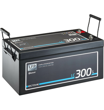 ECTIVE LC 300L BT 12V LiFePO4 Lithium Versorgungsbatterie 300 Ah (USt-befreit nach 12 Abs.3 Nr. 1 S.1 UStG)