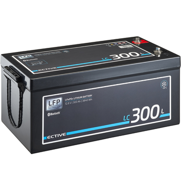 ECTIVE LC 300L LT 12V LiFePO4 Lithium Versorgungsbatterie 300 Ah (USt-befreit nach §12 Abs.3 Nr. 1 S.1 UStG)