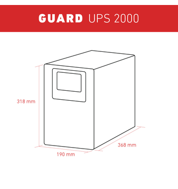 Accurat UPS Guard 2000 Online-USV System 230V 2000VA