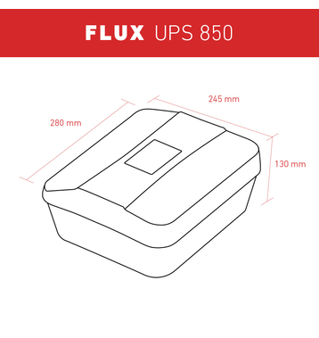 Accurat UPS Flux 850 Netzinteraktive USV Anlage 230V 850VA