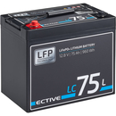ECTIVE LC 75L 12V LiFePO4 Lithium Versorgungsbatterie 75...