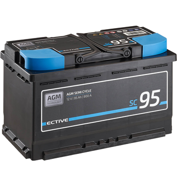 ECTIVE SC 95 AGM Semi Cycle Versorgungsbatterie 95Ah (USt-befreit nach 12 Abs.3 Nr. 1 S.1 UStG)