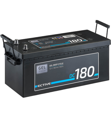 ECTIVE DC 180 GEL Deep Cycle 180Ah Versorgungsbatterie (USt-befreit nach §12 Abs.3 Nr. 1 S.1 UStG)