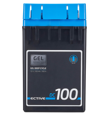 ECTIVE DC 100 GEL Slim 12V Versorgungsbatterie 100Ah (USt-befreit nach §12 Abs.3 Nr. 1 S.1 UStG)