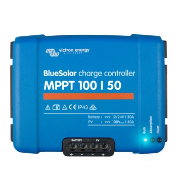 Victron BlueSolar MPPT 100/50 Solarladeregler 12V/24V 50A...