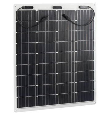 Solaranlage Wohnmobil und Boot 100W mit flexiblem Solarpanel und 20A ECTIVE Laderegler (USt-befreit nach §12 Abs.3 Nr. 1 S.1 UStG)