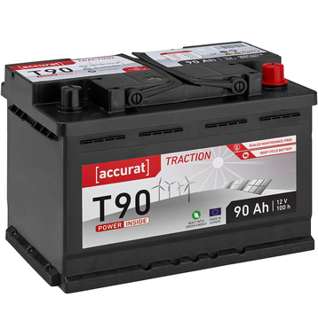 Accurat Traction T90 SMF Versorgungsbatterie 90Ah (USt-befreit nach §12 Abs.3 Nr. 1 S.1 UStG)