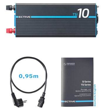 ECTIVE TSI 10 1000W/24V Sinus-Wechselrichter mit NVS- und USV-Funktion (gebraucht, Zustand gut)