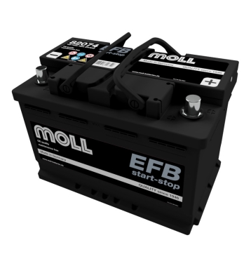 MOLL start-stop EFB 82074 Autobatterie 74Ah (ersetzt MOLL...