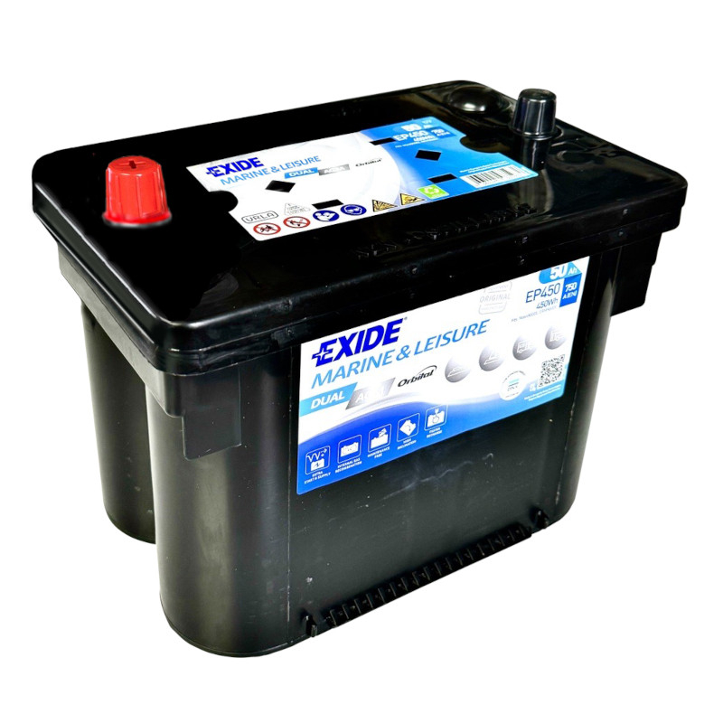 Exide AGM Batterie EP450 (Maxxima 900DC) 50Ah 450Wh